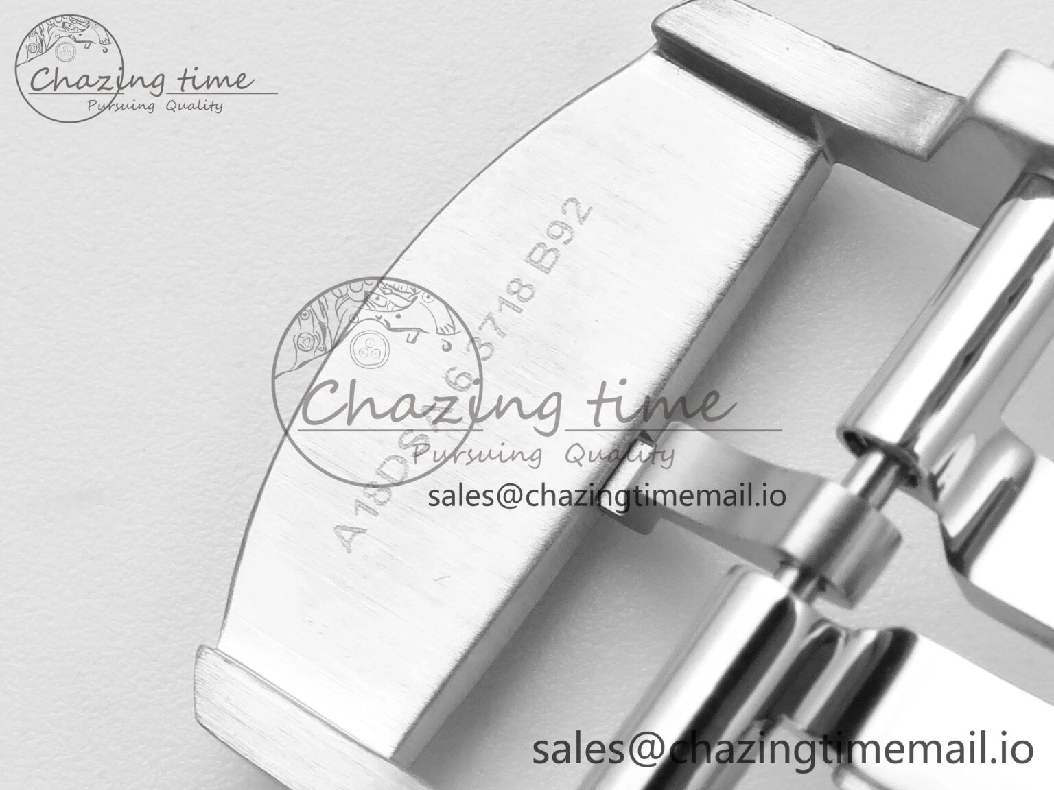 Reliable Chronomat B01 42mm SS TF 1:1 Best Edition Silver Black Dial on Black Rouleaux Strap A7750 V 5438