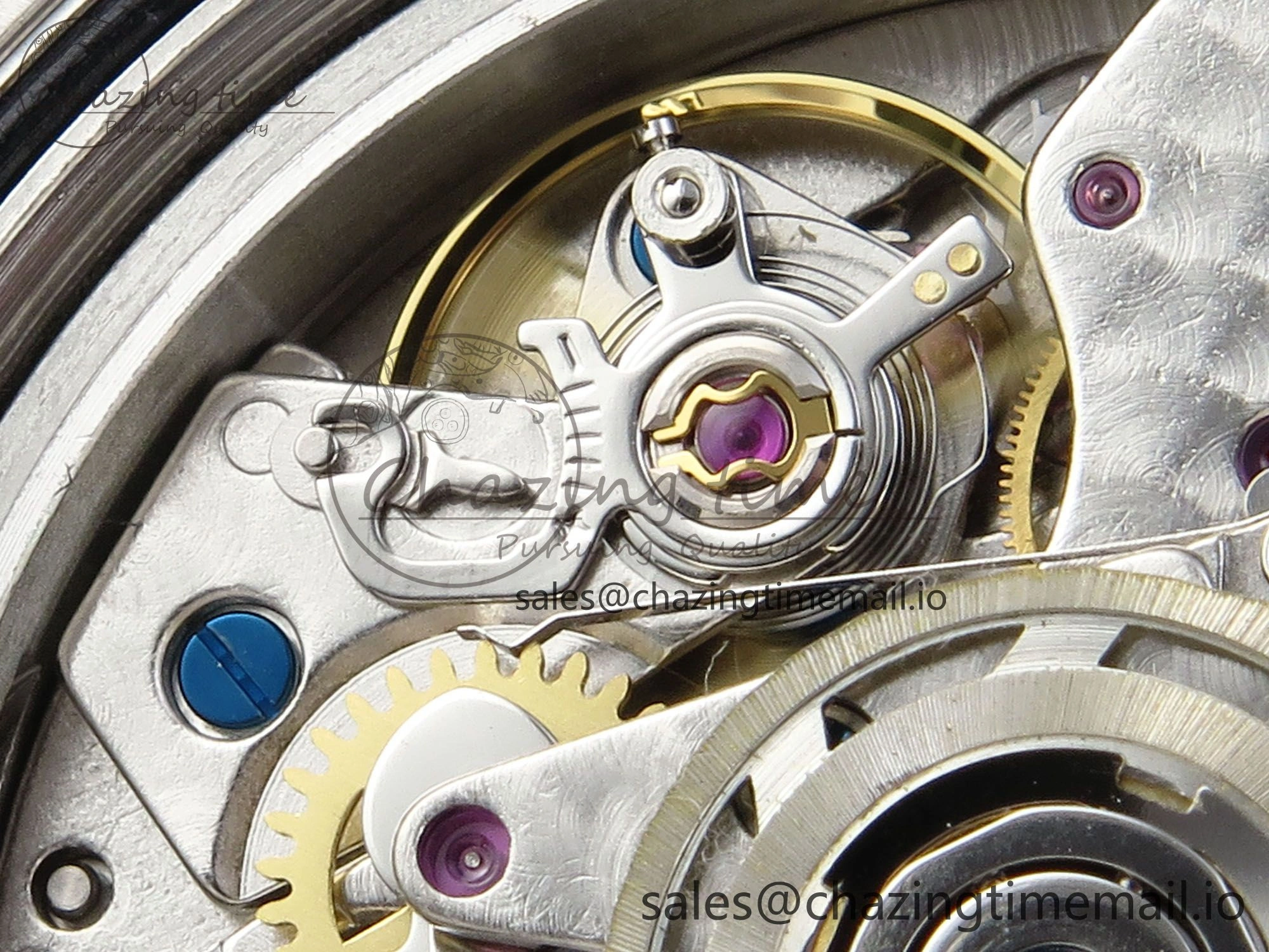 Modern Chronomat B01 42mm SS RG TF 1:1 Best Edition Blue Dial on Black Rubber Strap A7750 V 5456