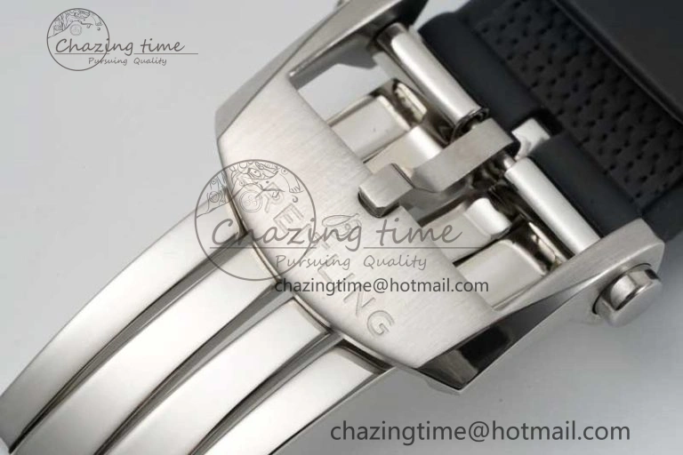 Chronomat B01 42mm SS RG TF 1:1 Best Edition Brown Dial on Black Rubber Strap A Reliable 5529