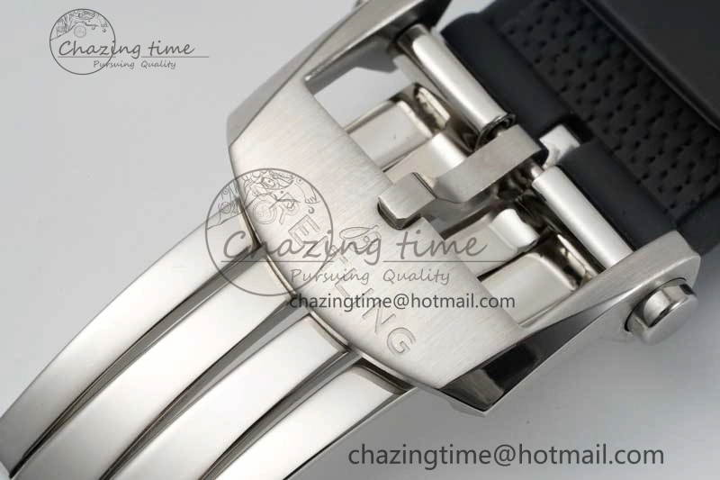 Chronomat B01 42mm SS RG TF 1:1 Best Edition Brown Dial on Black Rubber Strap A Reliable 5529