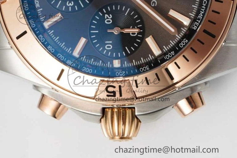 Chronomat B01 42mm SS RG TF 1:1 Best Edition Brown Dial on Black Rubber Strap A Reliable 5529