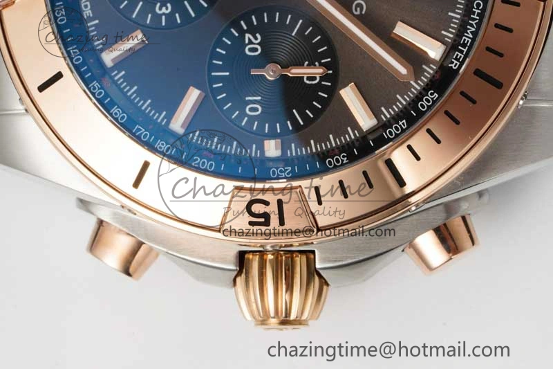 Chronomat B01 42mm SS RG TF 1:1 Best Edition Brown Dial on Black Rubber Strap A Reliable 5529