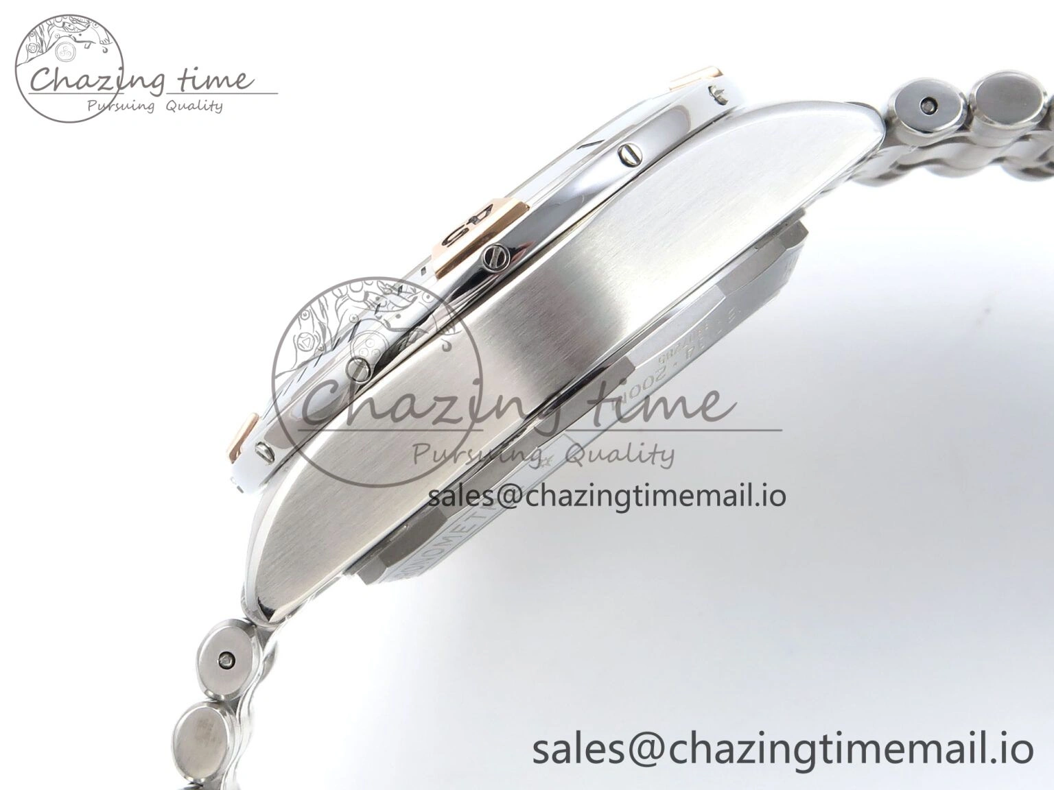 Durable Chronomat B01 44mm SS RG TF 1:1 Best Edition Silver Dial on SS Bracelet A 5461