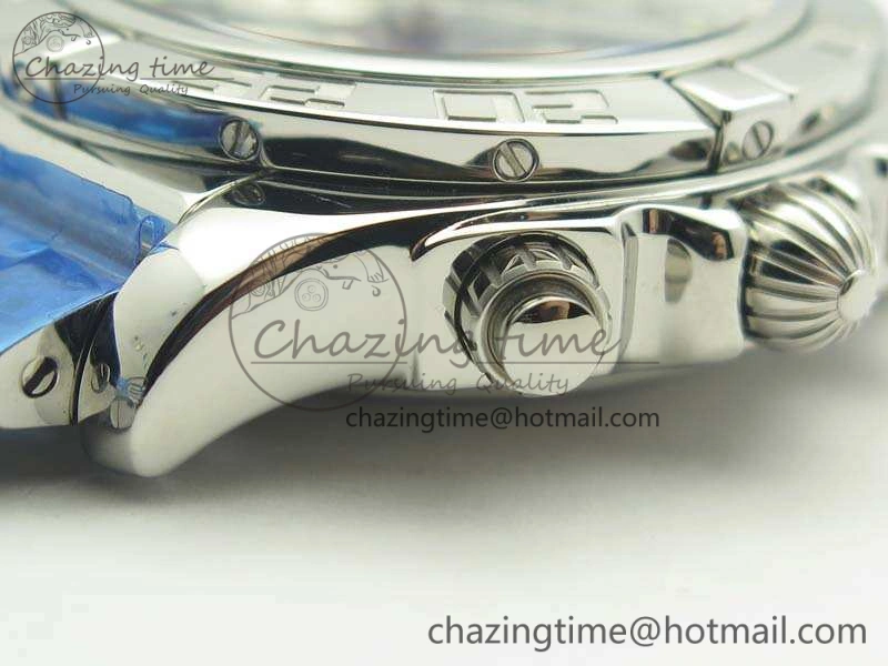 Chronomat B01 AB0110 Chrono SS GF 1:1 Best Edition Black Dial On SS Bracelet A Bright 5653