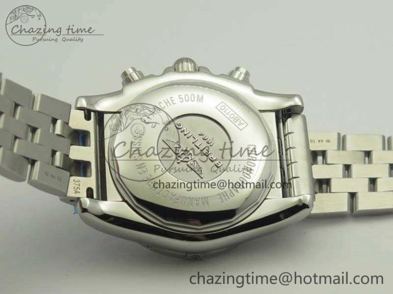 Colorful Chronomat B01 AB0110 Chrono SS GF 1:1 Best Edition Blue Dial On SS Bracelet A 5652