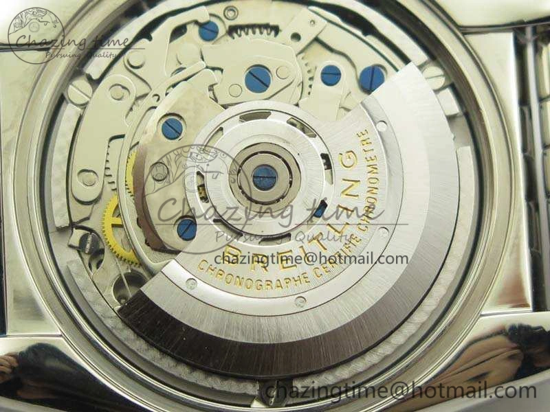Colorful Chronomat B01 AB0110 Chrono SS GF 1:1 Best Edition Blue Dial On SS Bracelet A 5652