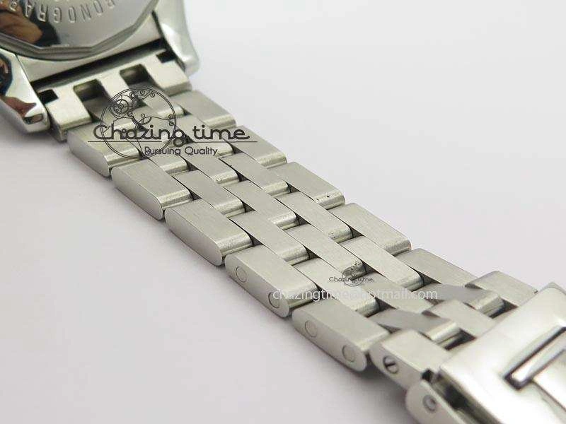 Chronomat B01 Chrono SS JF 1:1 Best Edition Black Dial On SS Bracelet A EyeCatching 5771