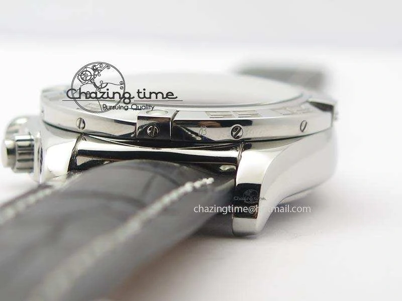 Chronomat B01 Chrono SS JF 1:1 Best Edition Blue Dial On Black Leather Strap A Durable 5774