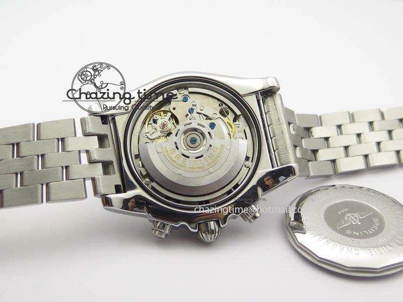 Chronomat B01 Chrono SS JF 1:1 Best Edition Blue Dial On SS Bracelet A Durable 5773