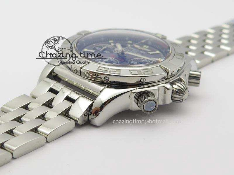Chronomat B01 Chrono SS JF 1:1 Best Edition Gray Dial On SS Bracelet A Snug 5777