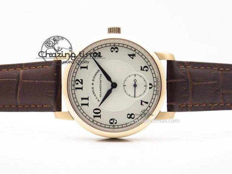 1815 MK Best Edition RG White Dial Sec@6 On Brown Leather Strap A Premium 4197