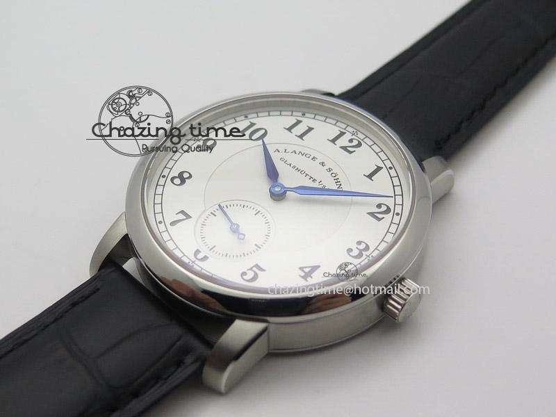 Fashionable 1815 MK Best Edition SS White Dial Sec@6 On Black Leather Strap A 4202