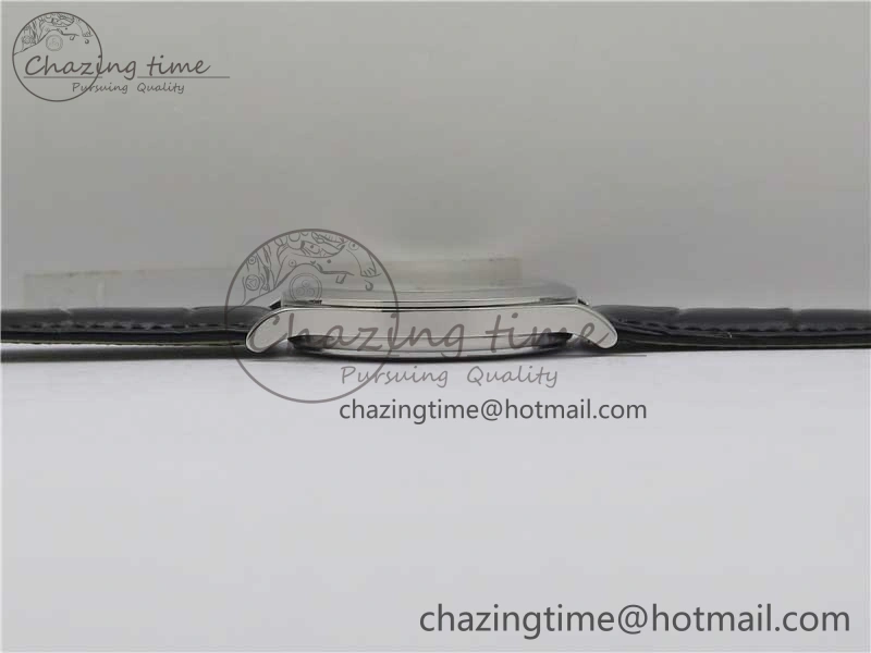 5077P-102 SS Case FLF Best Edition Real Enamel Dial 3 Black Leather strap Cal. WaterResistant 8864