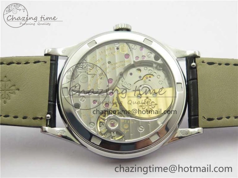 5077P-102 SS Case FLF Best Edition Real Enamel Dial 4 Black Leather strap Cal. SunProtective 8863