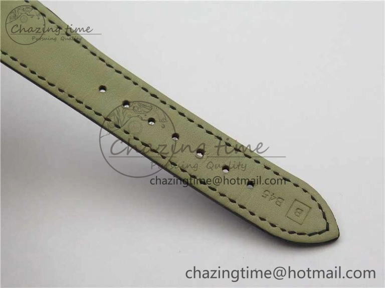5077P-102 SS Case FLF Best Edition Real Enamel Dial 4 Black Leather strap Cal. SunProtective 8863