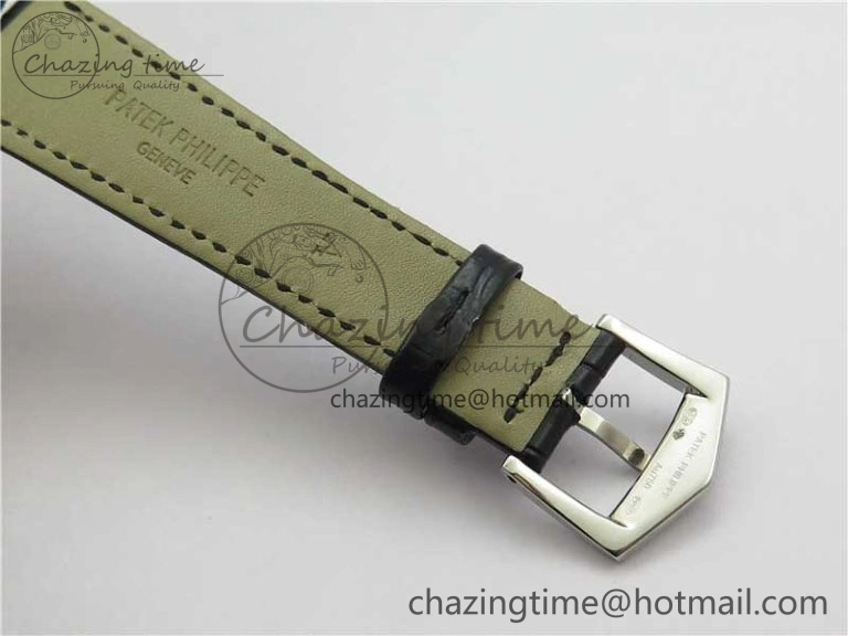 5077P-102 SS Case FLF Best Edition Real Enamel Dial 4 Black Leather strap Cal. SunProtective 8863