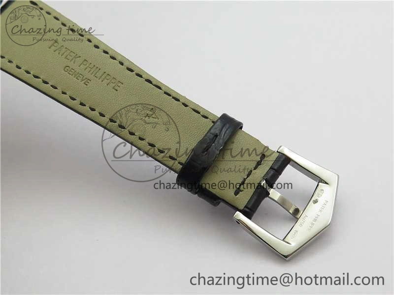 5077P-102 SS Case FLF Best Edition Real Enamel Dial 4 Black Leather strap Cal. SunProtective 8863