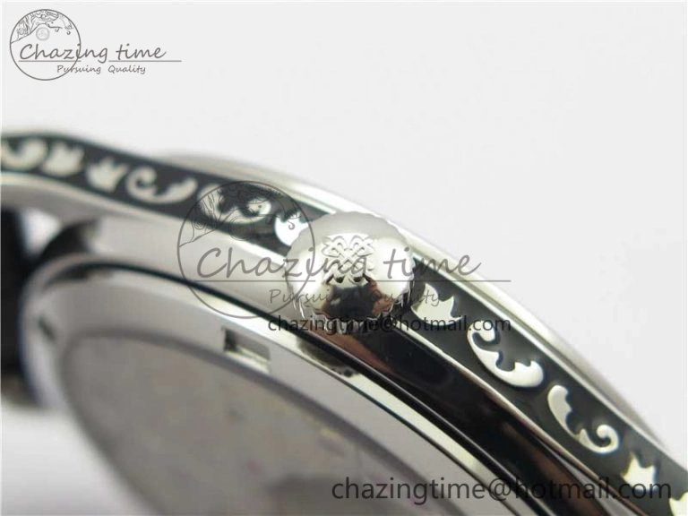 Comfortable 5088 100P-001 Engraved Case FLF Best Edition Engraved Dial on Black Leather strap Cal. 8942