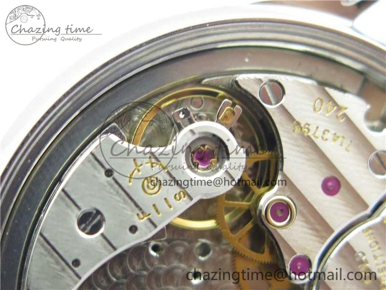 Comfortable 5088 100P-001 Engraved Case FLF Best Edition Engraved Dial on Black Leather strap Cal. 8942