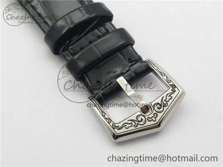Comfortable 5088 100P-001 Engraved Case FLF Best Edition Engraved Dial on Black Leather strap Cal. 8942