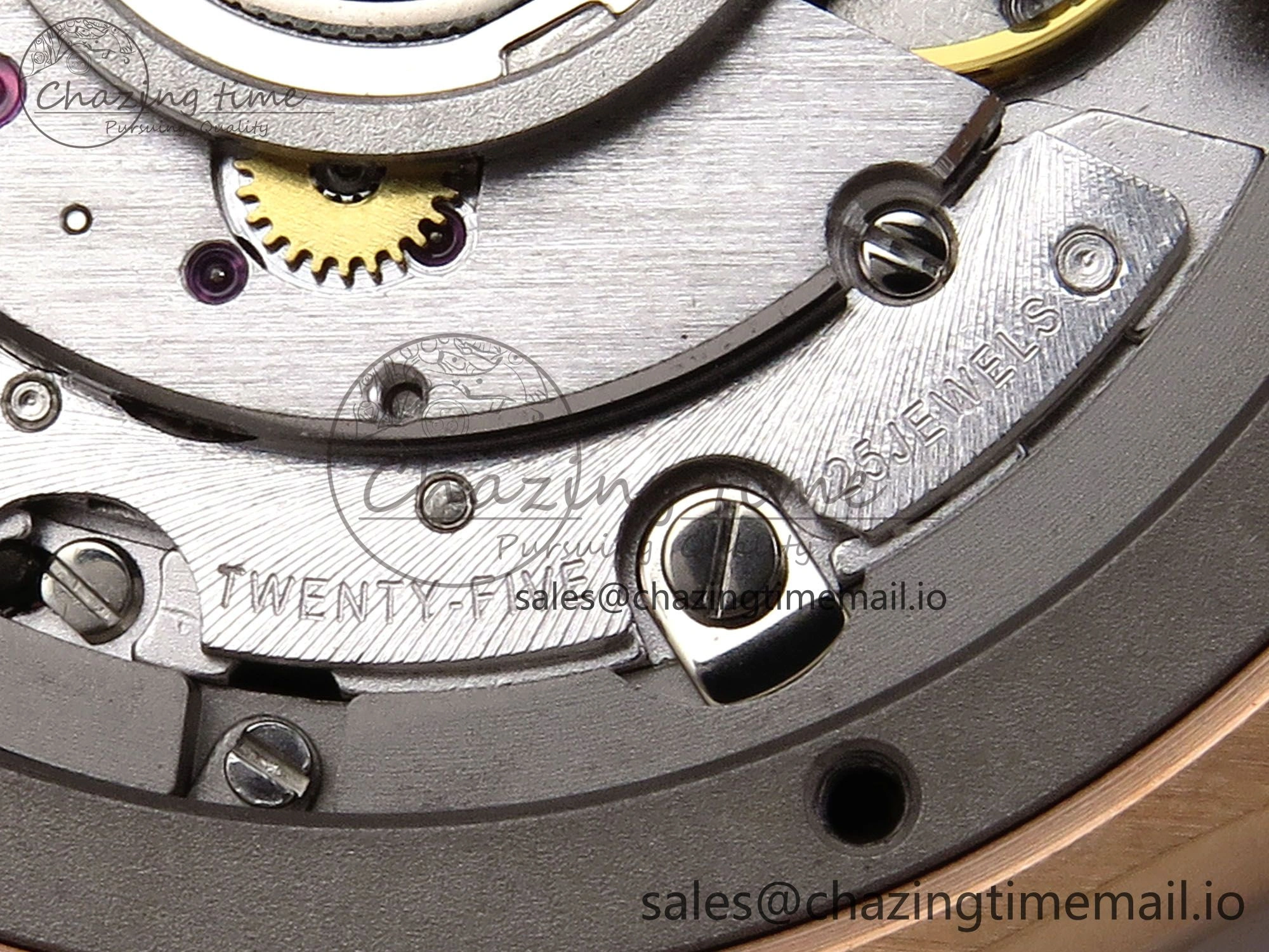 Fusion 38mm RG JJF 1:1 Best Edition Black Dial on Black Gummy Leather Strap TopPick 6709