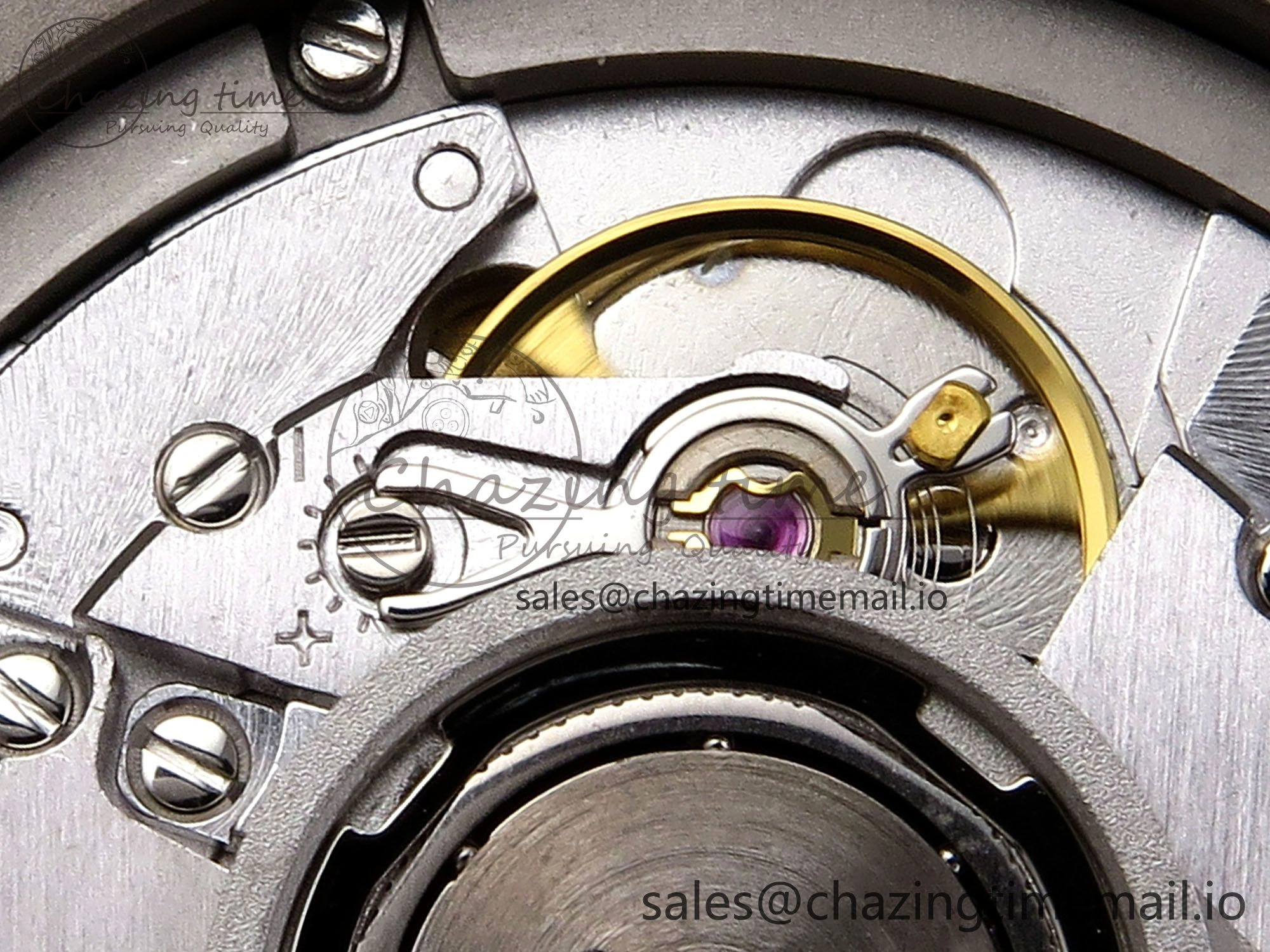 Fusion 38mm RG JJF 1:1 Best Edition Black Dial on Black Gummy Leather Strap TopPick 6709