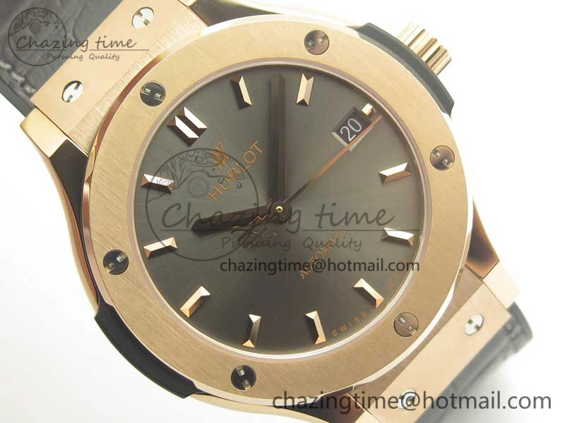Neat Fusion 38mm RG JJF 1:1 Best Edition Gray Dial on Gray Gummy Strap A2892 V 6863