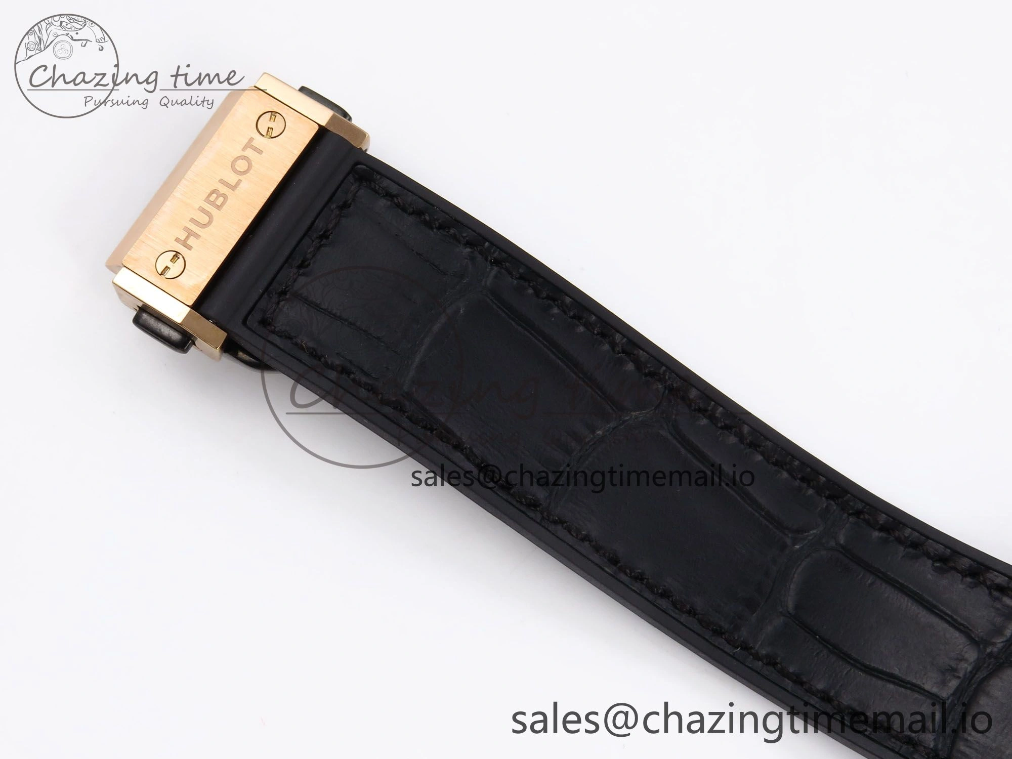 Fusion 38mm RG JJF 1:1 Best Edition White Dial on Black Gummy Leather Strap Trendsetting 6711