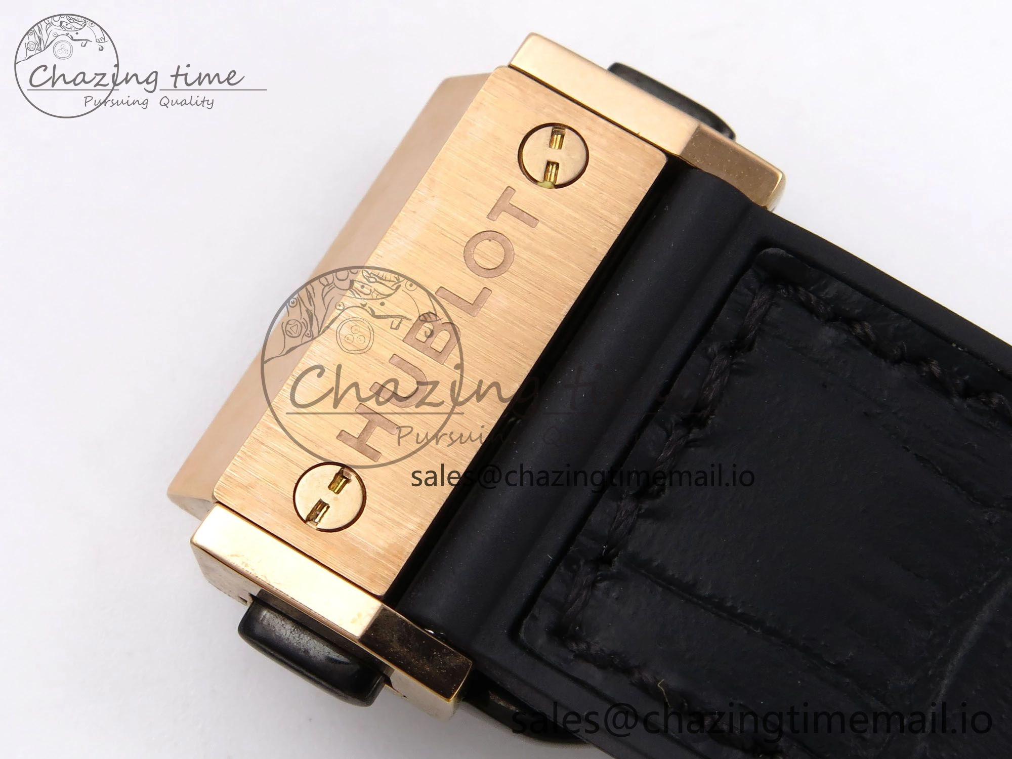 Fusion 38mm RG JJF 1:1 Best Edition White Dial on Black Gummy Leather Strap Trendsetting 6711