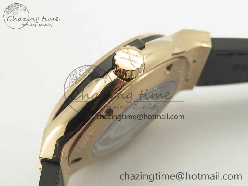 Fusion 38mm RG JJF 1:1 Best Edition White Dial on Black Gummy Strap A2892 V Sporty 6862
