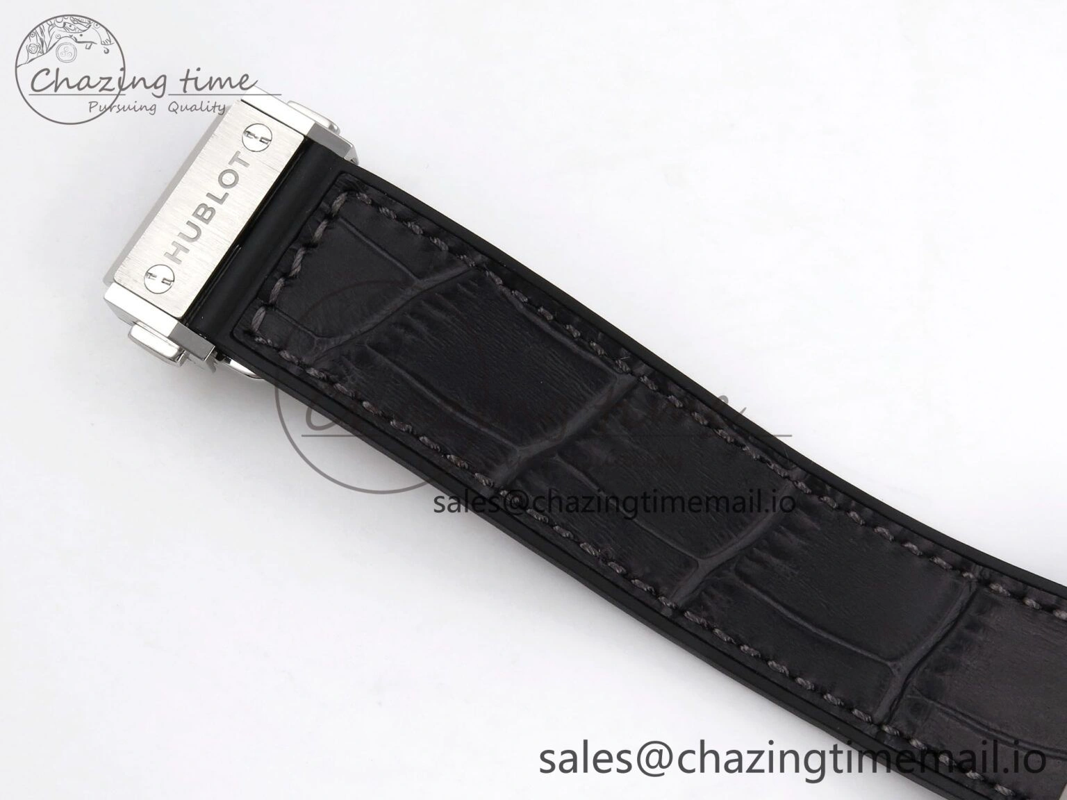 Fusion 38mm SS JJF 1:1 Best Edition Gray Dial on Black Gummy Leather Strap Premium 6714