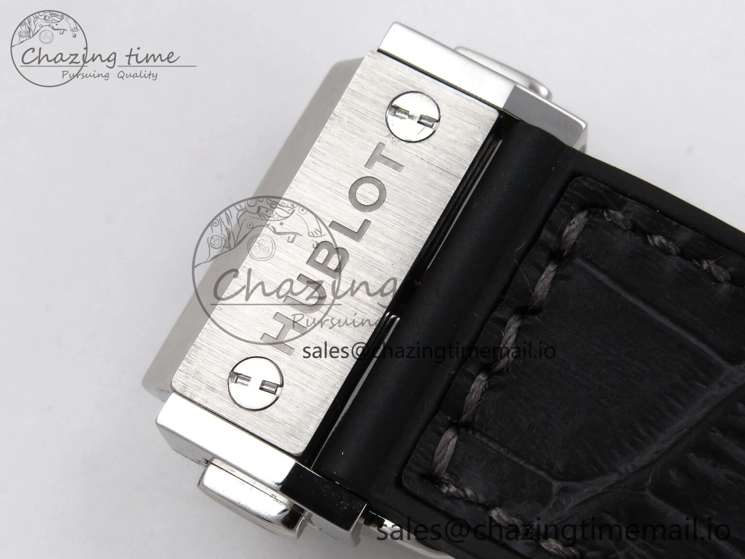 Fusion 38mm SS JJF 1:1 Best Edition Gray Dial on Black Gummy Leather Strap Premium 6714