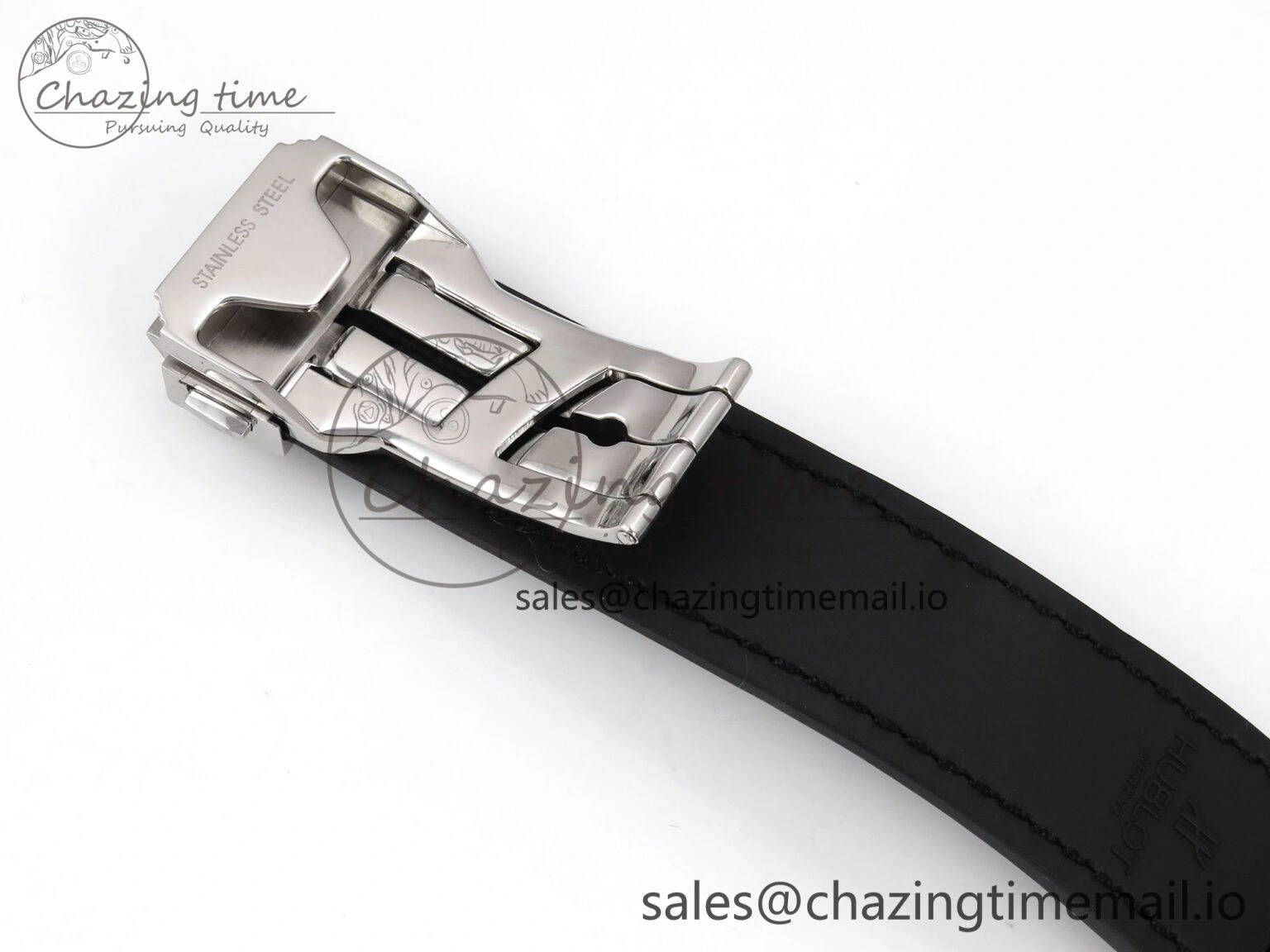 Fusion 38mm SS JJF 1:1 Best Edition Gray Dial on Black Gummy Leather Strap Premium 6714