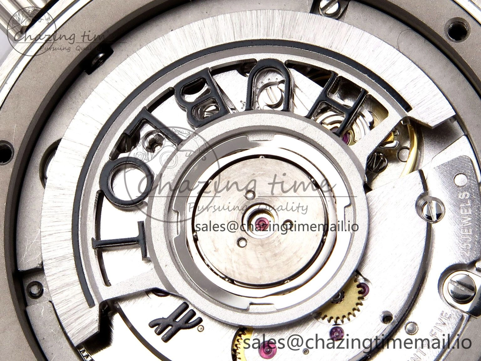 Fusion 38mm SS JJF 1:1 Best Edition Gray Dial on Black Gummy Leather Strap Premium 6714