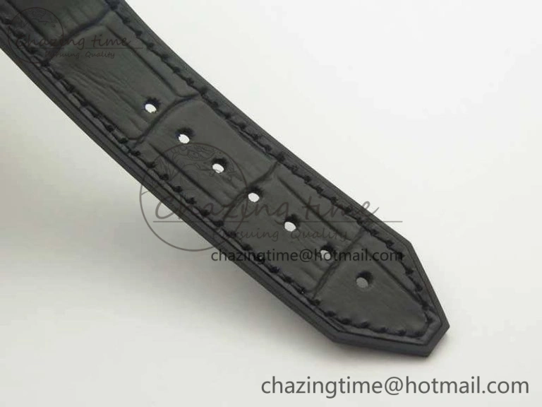 Fusion 38mm Titanium JJF 1:1 Best Edition Black Dial On Gummy Strap A ZipUp 6903