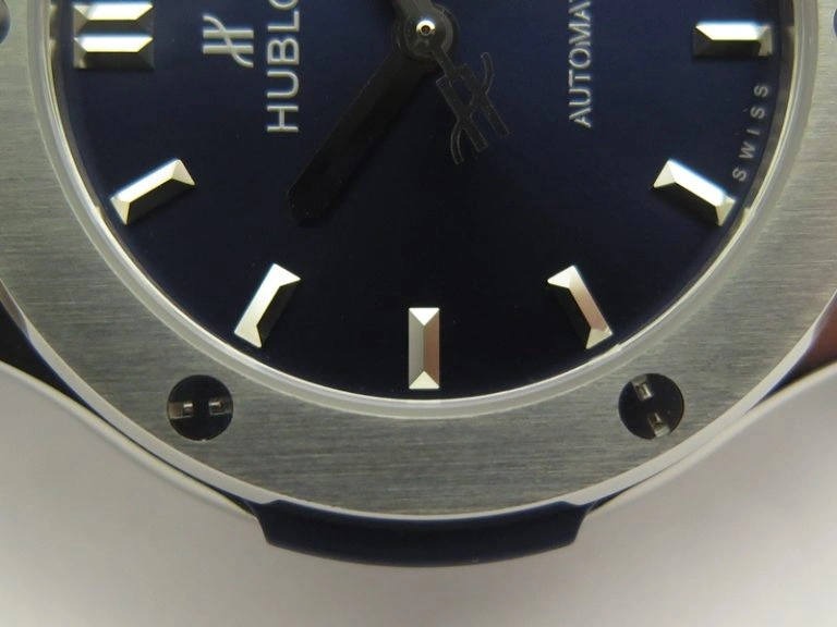Premium Fusion 38mm Titanium JJF 1:1 Best Edition Blue Dial On Gummy Strap A 6904