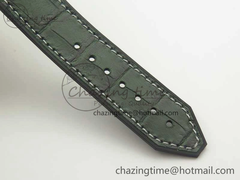 Fusion 38mm Titanium JJF 1:1 Best Edition Green Dial On Gummy Strap A Colorful 6901