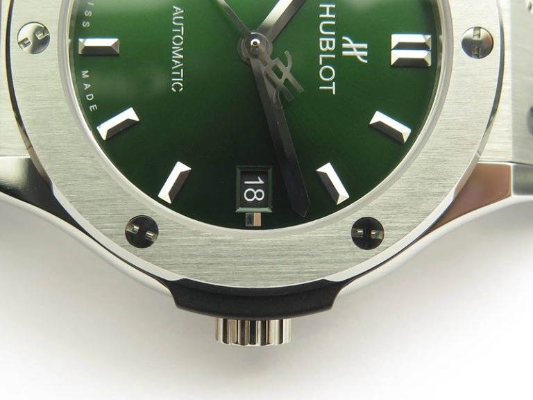 Fusion 38mm Titanium JJF 1:1 Best Edition Green Dial On Gummy Strap A Colorful 6901