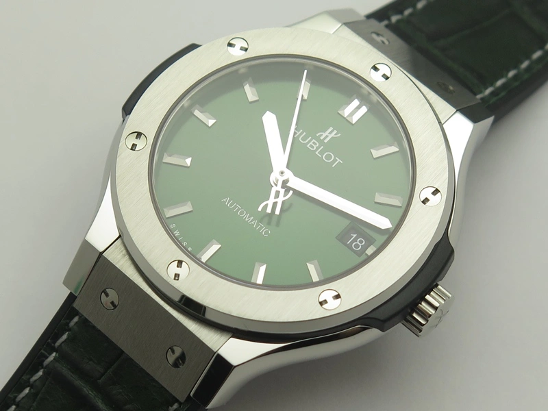 Fusion 38mm Titanium JJF 1:1 Best Edition Green Dial On Gummy Strap A Colorful 6901