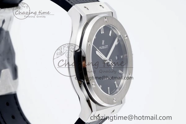 Sustainable Fusion 42mm APSF 1:1 Best Edition Black Dial on Black Gummy Strap A 6745