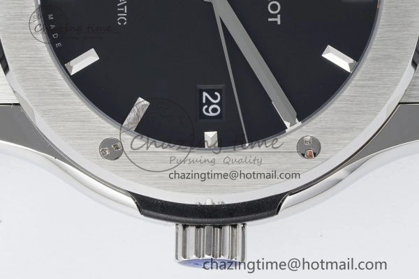 Sustainable Fusion 42mm APSF 1:1 Best Edition Black Dial on Black Gummy Strap A 6745