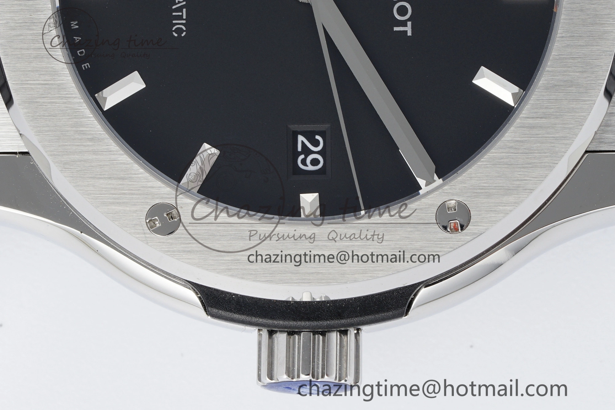 Sustainable Fusion 42mm APSF 1:1 Best Edition Black Dial on Black Gummy Strap A 6745