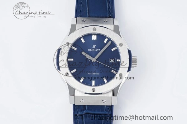 Fusion 42mm APSF 1:1 Best Edition Blue Dial on Blue Gummy Strap A QuickDry 6747
