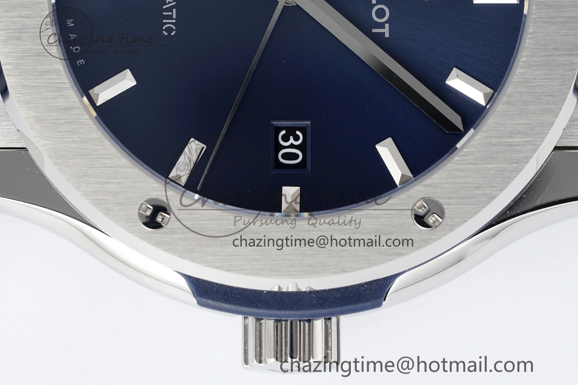 Fusion 42mm APSF 1:1 Best Edition Blue Dial on Blue Gummy Strap A QuickDry 6747