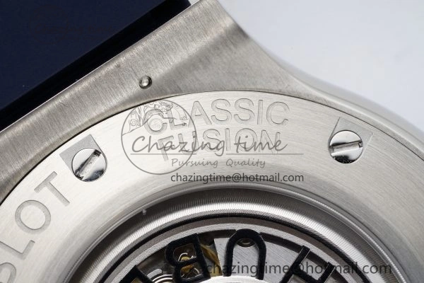 Fusion 42mm APSF 1:1 Best Edition Blue Dial on Blue Gummy Strap A QuickDry 6747