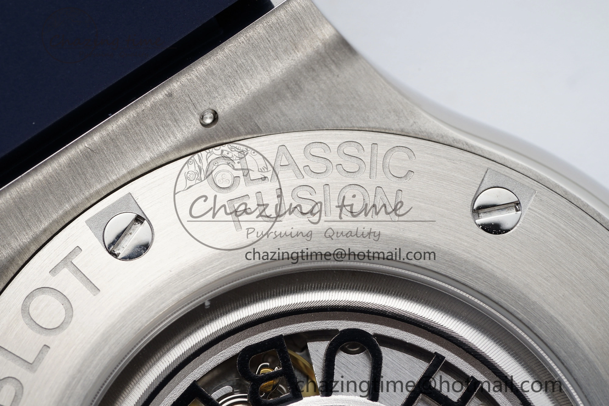 Fusion 42mm APSF 1:1 Best Edition Blue Dial on Blue Gummy Strap A QuickDry 6747