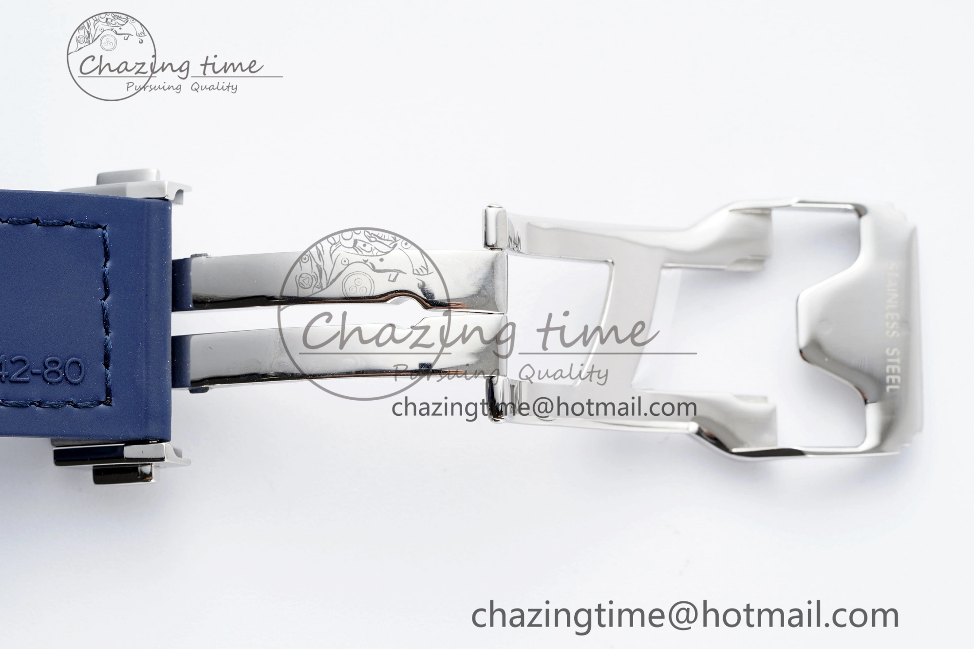 Fusion 42mm APSF 1:1 Best Edition Blue Dial on Blue Gummy Strap A QuickDry 6747
