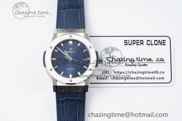 Fusion 42mm APSF 1:1 Best Edition Blue Dial on Blue Gummy Strap A QuickDry 6747