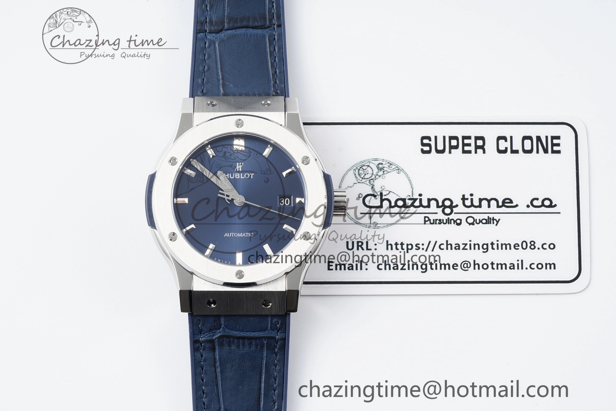 Fusion 42mm APSF 1:1 Best Edition Blue Dial on Blue Gummy Strap A QuickDry 6747