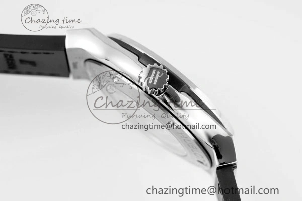 Premium Fusion 42mm APSF 1:1 Best Edition Gray Dial on Black Gummy Strap A 6743